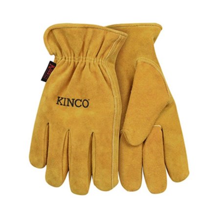 KINCO Golden Full Suede Cowhide Glove; Small 254764